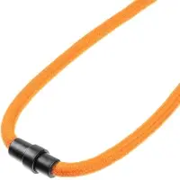 Шнурок для бейджа Tube Wood, оранжевый
