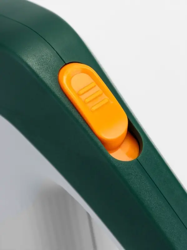 Рулетка - поводок для собак, лента 3 метра, белая/зелёная