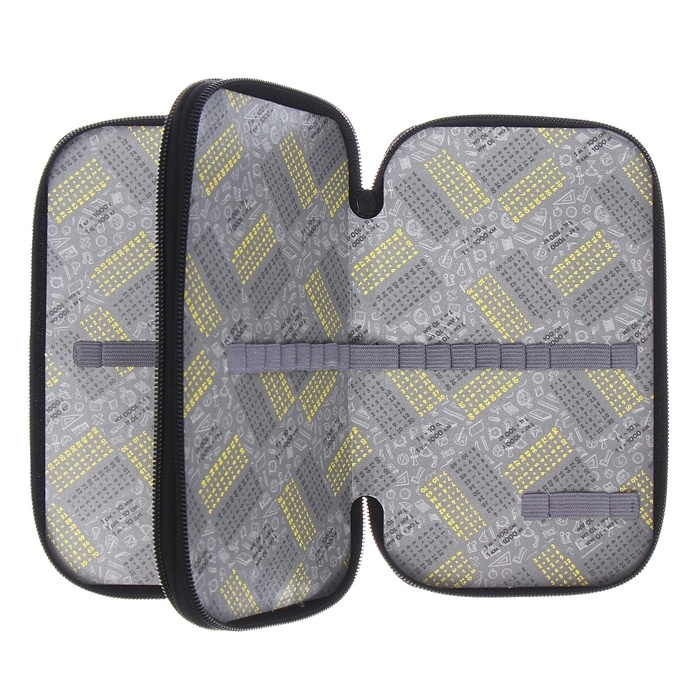 Пенал 2 секции, 125 х 205 х 40 мм, Calligrata 30П26/2 "Енот", ламинированный картон