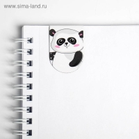 Закладки магнитные для книг, 6 шт &laquo;Панда&raquo;