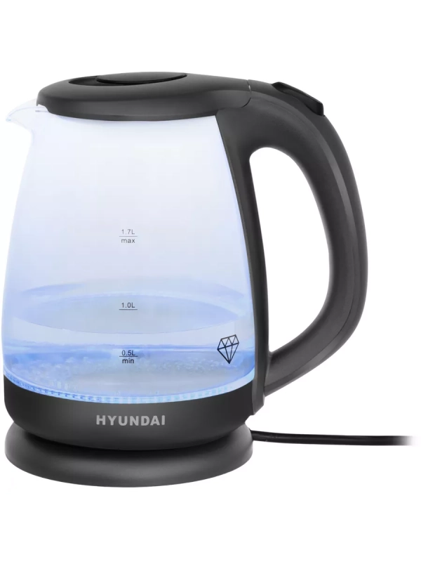 Чайник HYK-G1003 1.7л. 2200Вт серый