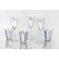 Набор бокалов для вина &laquo;Жемчуг&raquo; 400 мл, 6 шт., р-р 1й шт. 9.5&times;23 см, перламутровый