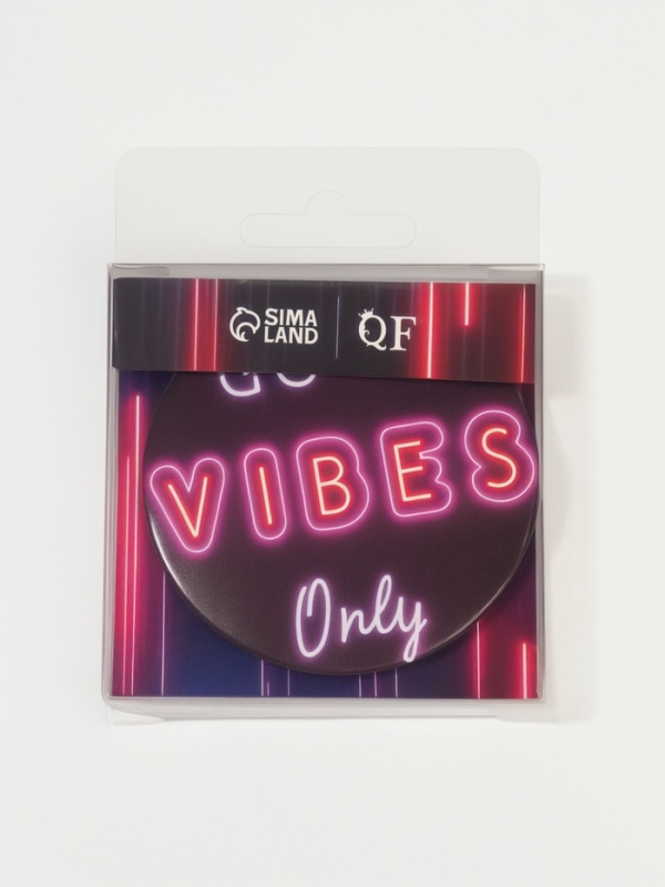 Зеркало (1) б/увел GRL PWR d7см металл/бумага good vibes PVC/короб QF Зеркало (1) б/увел GRL PWR d7см металл/бумага good vibes PVC/короб QF