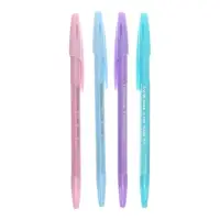 Ручка шариковая ErichKrause R-301 Pastel Stick, узел 0.7 мм, чернила синие, длина линии письма 2000 метров