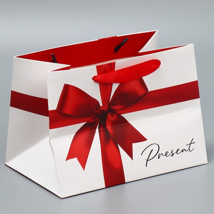 Пакет подарочный с широким дном, упаковка, &laquo;Подарок&raquo;, 20 х 14 х 13.2 см