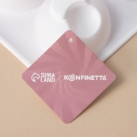 Форма для муссовых десертов и выпечки Доляна &laquo;Десерт с фруктами&raquo;, 30&times;17,5&times;4,5 см, 6 ячеек (d=7 см), цвет белый