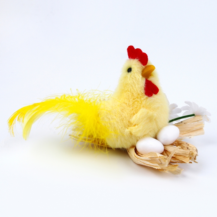Мягкая игрушка &laquo;Курочка в гнёздышке&raquo;, 7 см, цвет МИКС