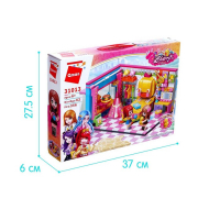 Конструктор Девчонки &laquo;Спальная комната&raquo;, 2 минифигуры и 356 деталей