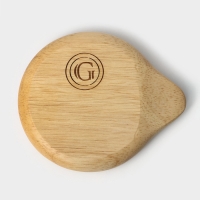 Подставка под ложку, 11,5&times;13,5&times;2,5 см, гевея