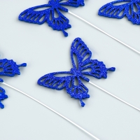 Набор топперов &laquo;Бабочки&raquo;, цвет синий