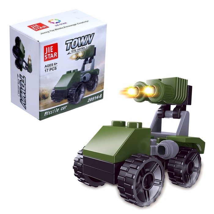 Конструктор &laquo;Штурмовая машина&raquo;, 17 деталей