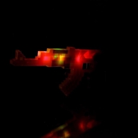 Автомат &laquo;Крафт&raquo;, световые и звуковые эффекты, работает от батареек, цвет МИКС