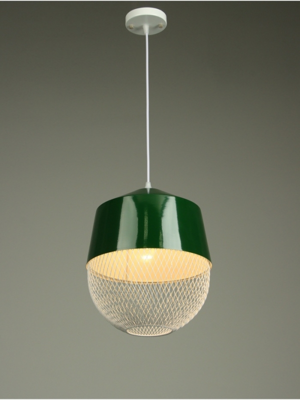 Светильник Lisa 1х40Вт Е27 тёмно-оливковый  26х26х32см