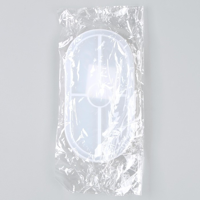 Форма силиконовая универсальная &laquo;Овал&raquo;, размер изделия 9,2 &times; 17,6 &times; 1,4 см