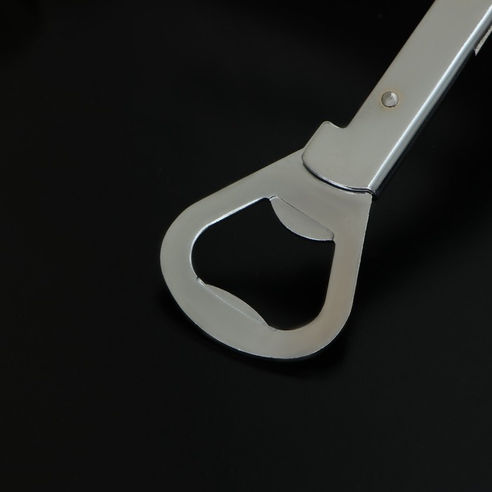 Штопор - открывашка Доляна &laquo;Универсальная&raquo;, 14 см, цвет серебристый