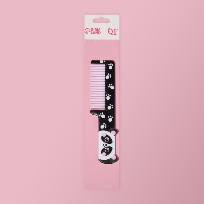 Расчёска фигурная &laquo;Милая панда&raquo;, 14,5 &times; 3,5 см