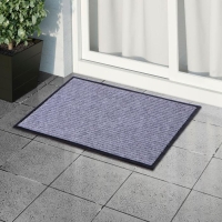 Коврик придверный влаговпитывающий, ребристый, &laquo;Стандарт&raquo;, 50&times;80 см, цвет серый