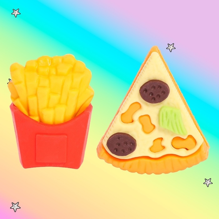 Игровой набор ластиков &laquo;Перекус&raquo;, 5 шт., МИКС