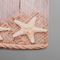 Коврик Доляна &laquo;Морские звёзды&raquo;, 74&times;44 см