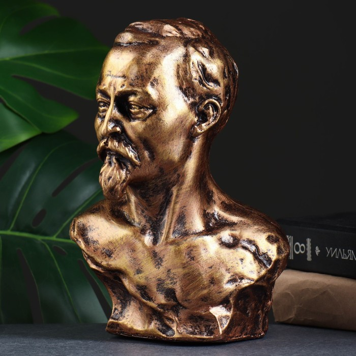 Бюст Дзержинского Ф.Э., бронза 17х24см Бюст Дзержинского Ф.Э., бронза 17х24см