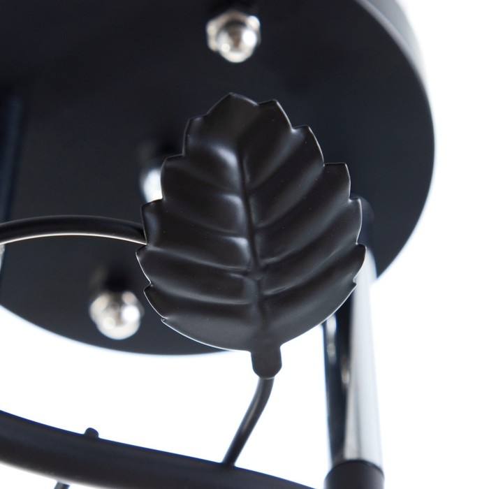 Люстра 2005/2 E27 60Вт черный+хром 44х26х25 см BayerLux