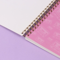 Фотоальбом на спирали 20 листов "Магнитофон" объёмный элемент + 4 вкладки 24х24 см