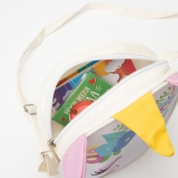 Сумка детская для девочки "Единорог", на молнии, цвет белый