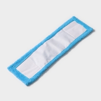 Насадка для плоской швабры Доляна, микрофибра, 42&times;12 см, цвет голубой