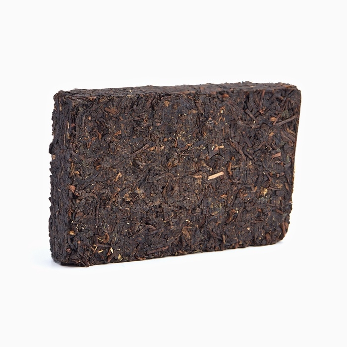 Китайский выдержанный черный чай "Шу Пуэр. Мэнхай", 250 г, 2016 г, Юньнань, кирпич