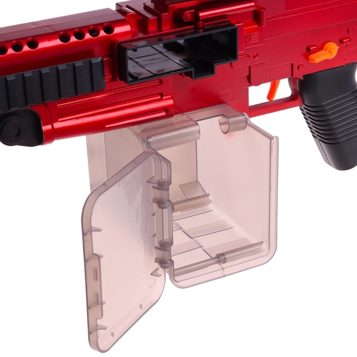 Пулемет &laquo;Годзилио&raquo;, стрельба, гильзы разлетаются, аккумулятор