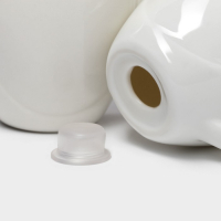 Набор фарфоровый для специй на бамбуковой подставке BellaTenero &laquo;Баночки&raquo;, 2 предмета: солонка 110 мл, перечница 110 мл, держатель-подставка, цвет белый