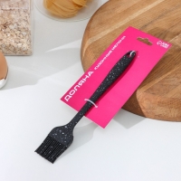 Кисть Доляна &laquo;Орион&raquo;, силикон, 20,5&times;3,3&times;0,9 см, цвет чёрный