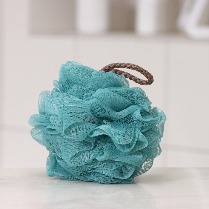 Мочалка для тела Доляна &laquo;Нежность&raquo;, 50 гр, тубус в подарок, цвет МИКС