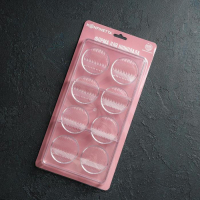 Форма для шоколада KONFINETTA &laquo;Круг&raquo;, 33&times;16,4&times;2,5 см, 8 ячеек, цвет прозрачный