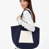 Шопер Shophop, синий с неокрашенным