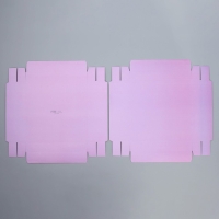 Коробка подарочная для цветов с вазой и PVC окнами складная, упаковка, &laquo;Лаванда&raquo;, 23 х 30 х 23 см