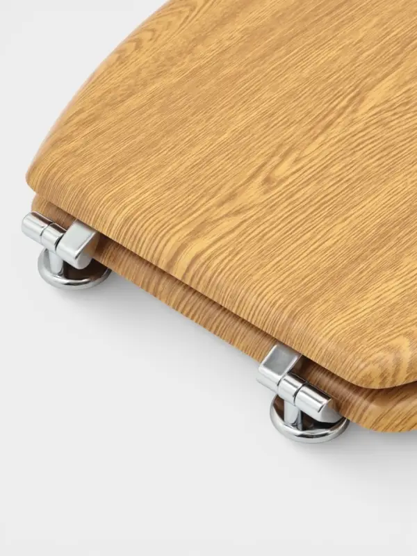 Сиденье для унитаза, 45&times;36&times;5 см, натуральное дерево