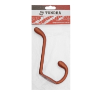 Крючок мебельный ТУНДРА TKD033, двухрожковый, медь