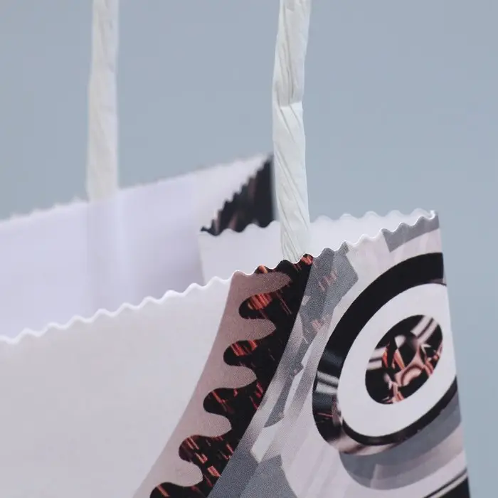 Пакет подарочный крафтовый, упаковка, Present, 15 х 10 х 6 см