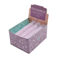 Маркер-текстовыделитель 5.0 мм, BrunoVisconti Flower Marker Zefir, сиреневый