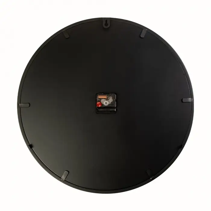 Часы настенные, интерьерные, бесшумные, d-50 см, зеркало, черные