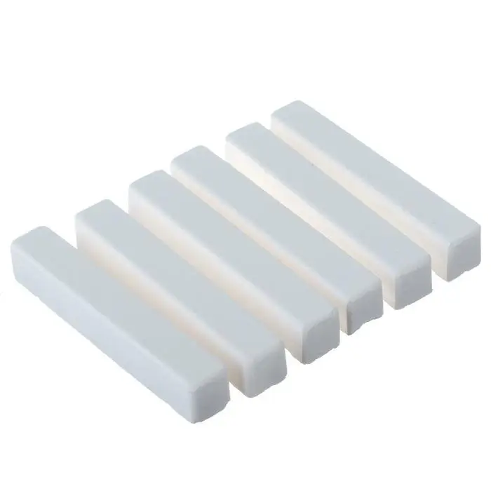 Мелки белые Calligrata, в наборе 6 штук, квадратные