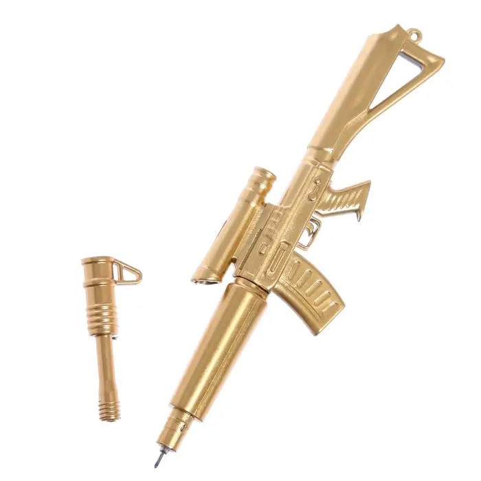 Ручка - прикол гелевая, &laquo;Винтовка&raquo;, стержень синий