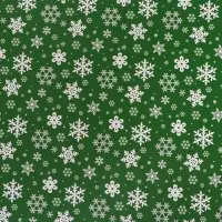 Пленка упаковочная для подарков, металлизированная, 35 мкм "Снежинки&ldquo;, 50&times;70 см