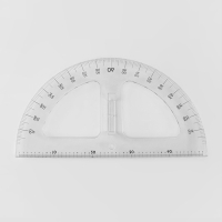 Транспортир портновский 180&deg;, пластик