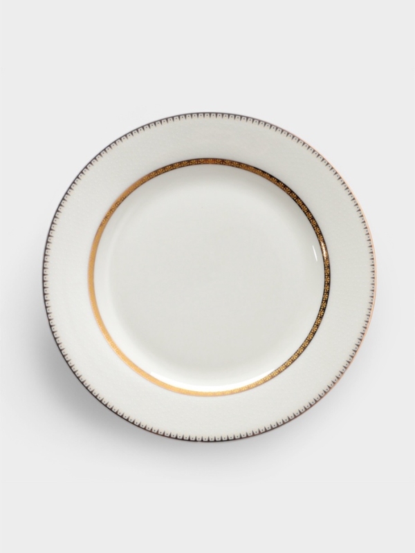 Тарелки WY Grace, d=20.5 см, набор 2 шт., фарфор, белые