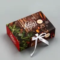 Складная коробка подарочная &laquo;Праздничный вечер&raquo;, 16 &times; 11,5 &times; 5 см