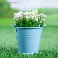 Кашпо &laquo;Ведерко Томми&raquo;, 6&times;6 см, голубое