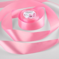 Лента атласная, 50 мм &times; 23 &plusmn; 1 м, цвет нежно-розовый №147