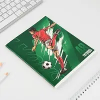 Тетрадь в клетку, 48 л., А5, на скрепке, блок №1 &laquo;Спорт&raquo; МИКС